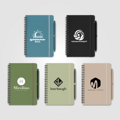 Höga Repreve® Spiral Jotter Notepad - A5 - Silkscreen